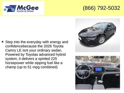 2026 Toyota Camry LE