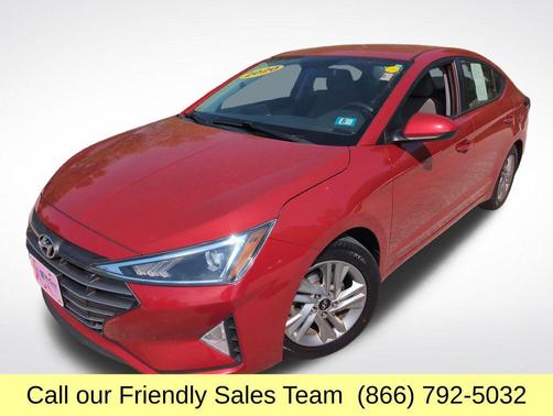 Scarlet Red Pearl 2020 Hyundai ELANTRA SEL