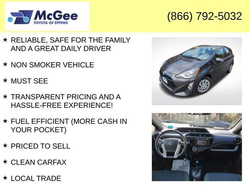2016 Toyota Prius c Four