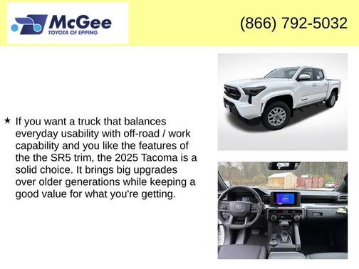 2025 Toyota Tacoma SR5