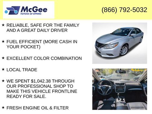 Brilliant Silver Metallic 2017 Nissan Altima 2.5 S