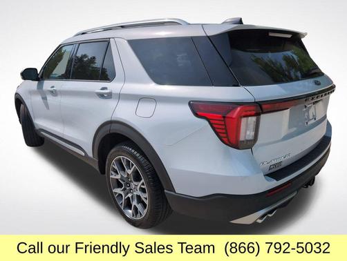 Space White Metallic 2025 Ford Explorer Platinum