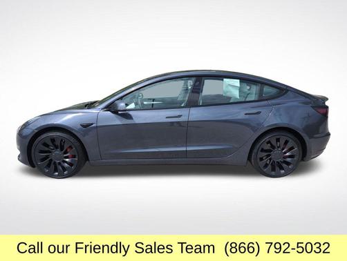 Midnight Silver Metallic 2023 Tesla Model 3 Performance