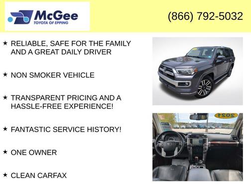 Magnetic Gray Metallic 2021 Toyota 4Runner Limited