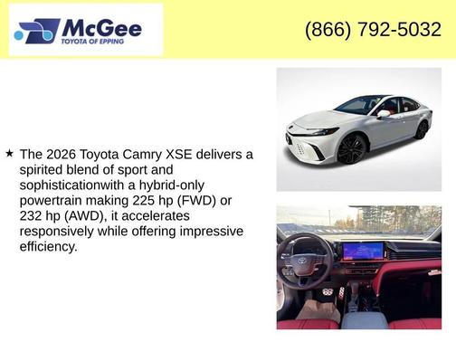 2026 Toyota Camry XSE