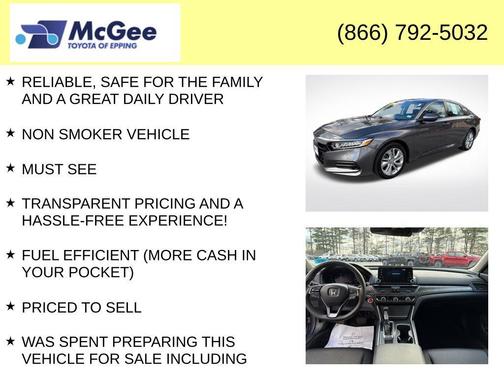 2020 Honda Accord LX 1.5T