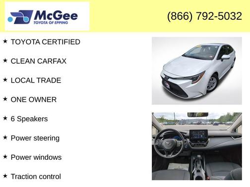 2022 Toyota Corolla Hybrid LE
