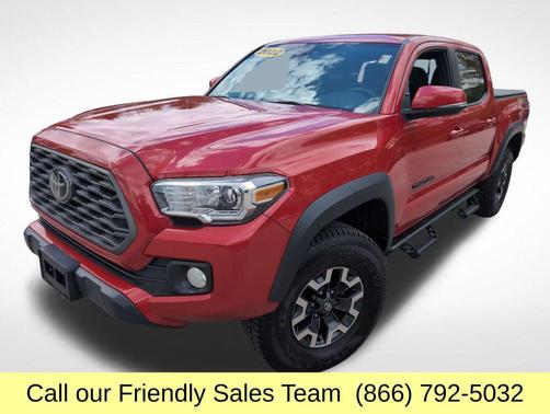 Barcelona Red Metallic 2022 Toyota Tacoma TRD Off Road