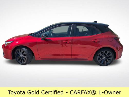 Midnight Black Metallic 2025 Toyota Corolla XSE