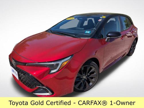 Midnight Black Metallic 2025 Toyota Corolla XSE