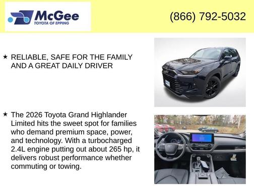 2026 Toyota Grand Highlander Limited