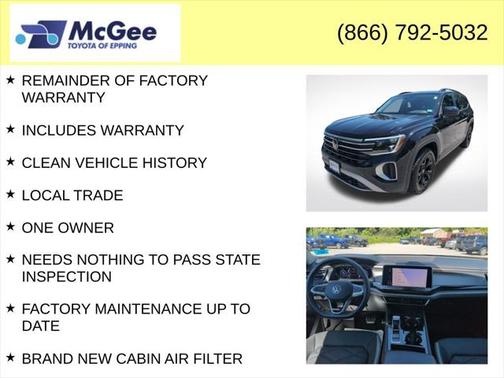 2024 Volkswagen Atlas 2.0T SE w/Technology 4MOTION