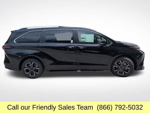 Midnight Black Metallic 2026 Toyota Sienna Platinum
