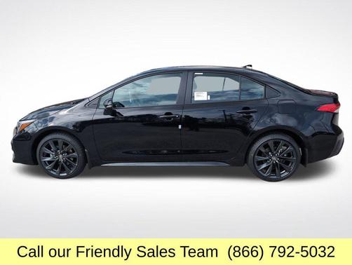 Midnight Black Metallic 2026 Toyota Corolla SE