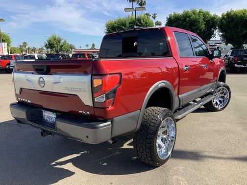 Cardinal Red Metallic 2023 Nissan Titan Platinum Reserve