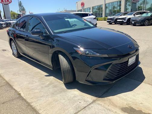 Midnight Black Metallic 2025 Toyota Camry LE