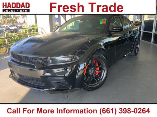 Pitch Black Clearcoat 2023 Dodge Charger SRT Hellcat Widebody Jailbreak