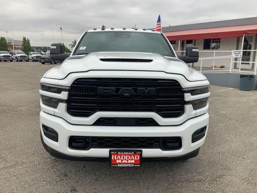 Bright White Clearcoat 2026 RAM 3500 Laramie Mega Cab 4x4 6'4' Box