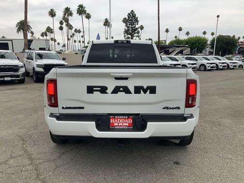Bright White Clearcoat 2026 RAM 3500 Laramie Mega Cab 4x4 6'4' Box