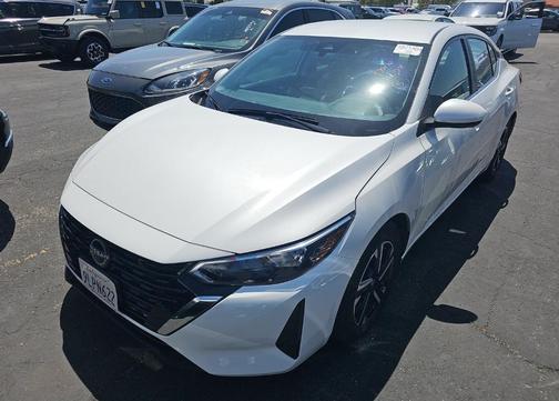 Aspen White 2024 Nissan Sentra SV