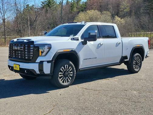 Glacier White Tricoat 2026 GMC Sierra 2500 Denali Ultimate