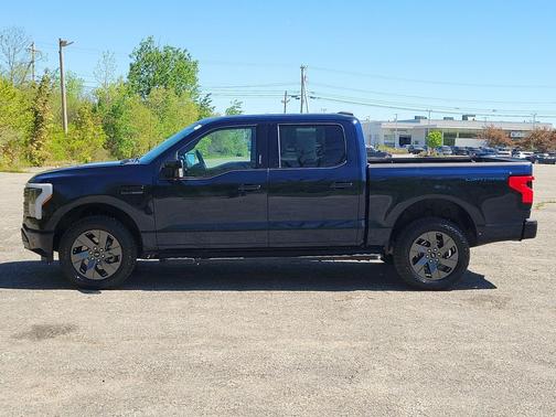 Antimatter Blue Metallic 2023 Ford F-150 Lightning Pro