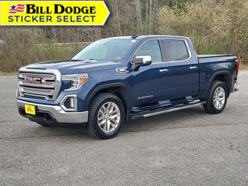 Pacific Blue Metallic 2021 GMC Sierra 1500 SLT