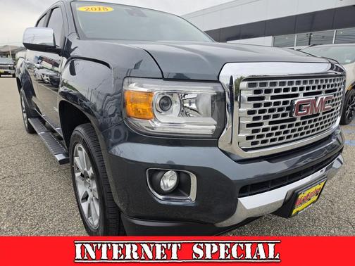 Dark Slate Metallic 2018 GMC Canyon Denali