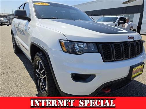 Bright White Clearcoat 2020 Jeep Grand Cherokee Trailhawk