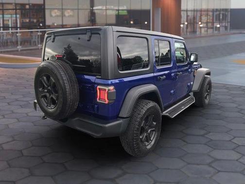 Blue 2018 Jeep Wrangler Unlimited Sport S