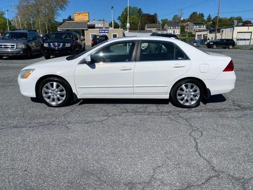 White 2007 Honda Accord EX-L