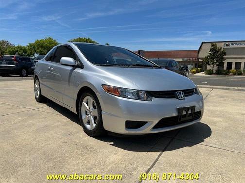 Alabaster Silver Metallic 2008 Honda Civic EX Coupe