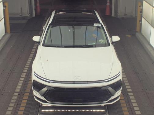 Serenity White 2024 Hyundai SONATA Hybrid Limited Sedan