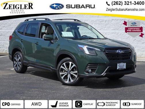 Cascade Green Silica 2023 Subaru Forester Limited