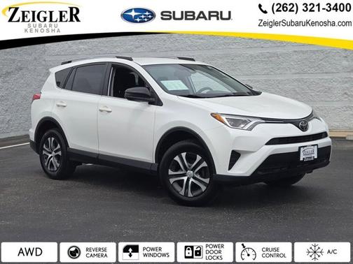 Super White 2017 Toyota RAV4 LE