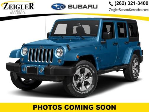 Hydro Blue Pearlcoat 2016 Jeep Wrangler Unlimited Sahara
