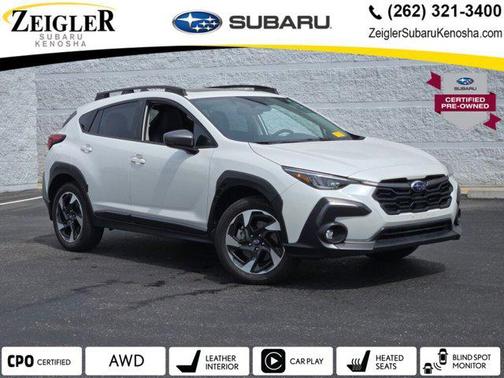 Crystal White Pearl 2024 Subaru Crosstrek Limited