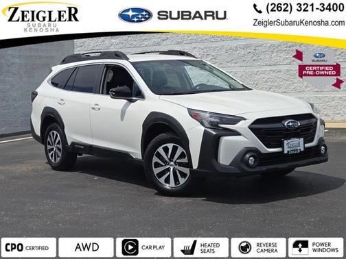 Crystal White Pearl 2024 Subaru Outback Premium