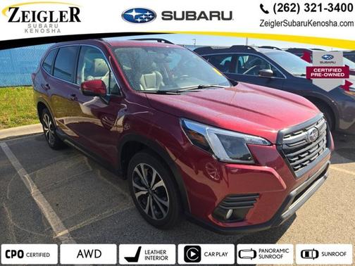 Crimson Red Pearl 2023 Subaru Forester Limited