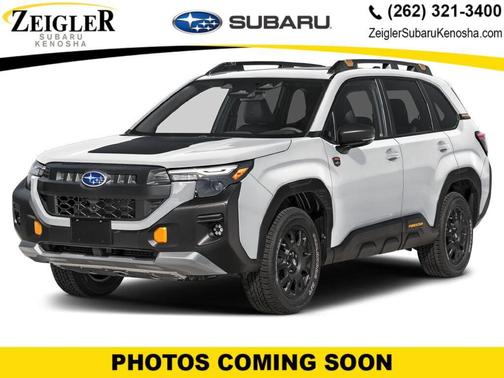 Crystal White Pearl 2026 Subaru Forester Wilderness