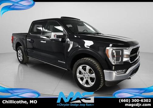 Agate Black Metallic 2021 Ford F-150 King Ranch