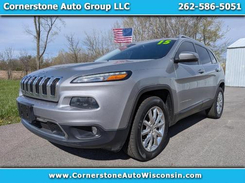 Silver 2015 Jeep Cherokee Limited 4WD SUV