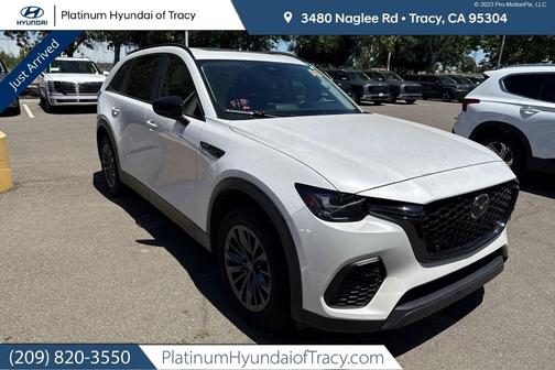 Rhodium White Premium 2025 Mazda CX-70 3.3 Turbo Preferred Package