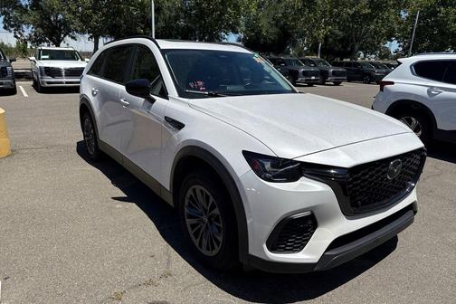 Rhodium White Premium 2025 Mazda CX-70 3.3 Turbo Preferred Package