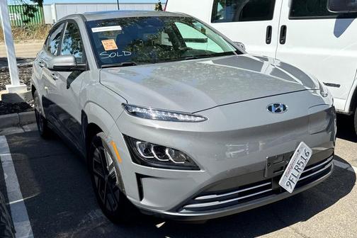 Gray 2023 Hyundai KONA EV Limited