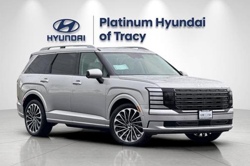Typhoon Silver Metallic 2026 Hyundai Palisade Hybrid Calligraphy