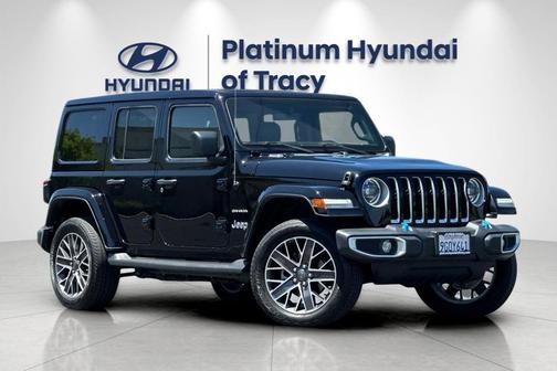 Black Clearcoat 2023 Jeep Wrangler 4xe Sahara
