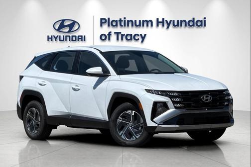 Creamy White Pearl 2026 Hyundai TUCSON Hybrid Blue SE