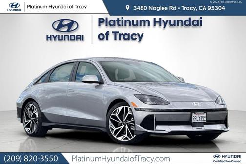 Silver 2023 Hyundai IONIQ 6 SEL