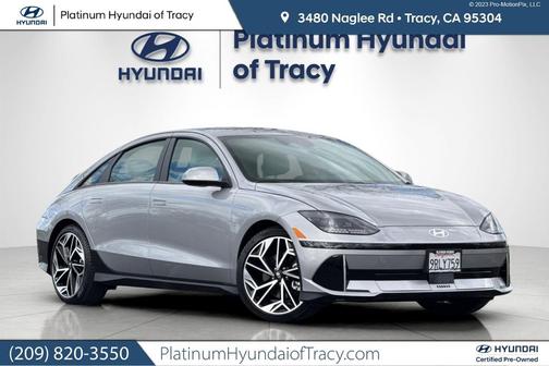 Silver 2023 Hyundai IONIQ 6 SEL